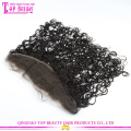 Nouveaux produits cheveux vierges malaisiens oreille à oreille dentelle frontale de cheveux Pieces Kinky Curly Lace Frontal